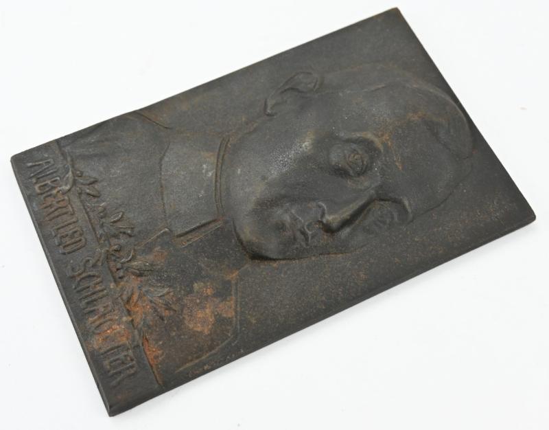 German Wall Plaque 'Albert Leo Schlageter'