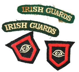 British WW2 Irish Guards Insignia Set