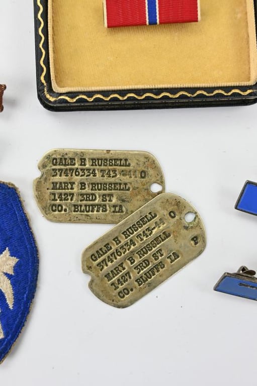 US WW2 Grouping 75th Infantry Division 'Gale H. Russell'