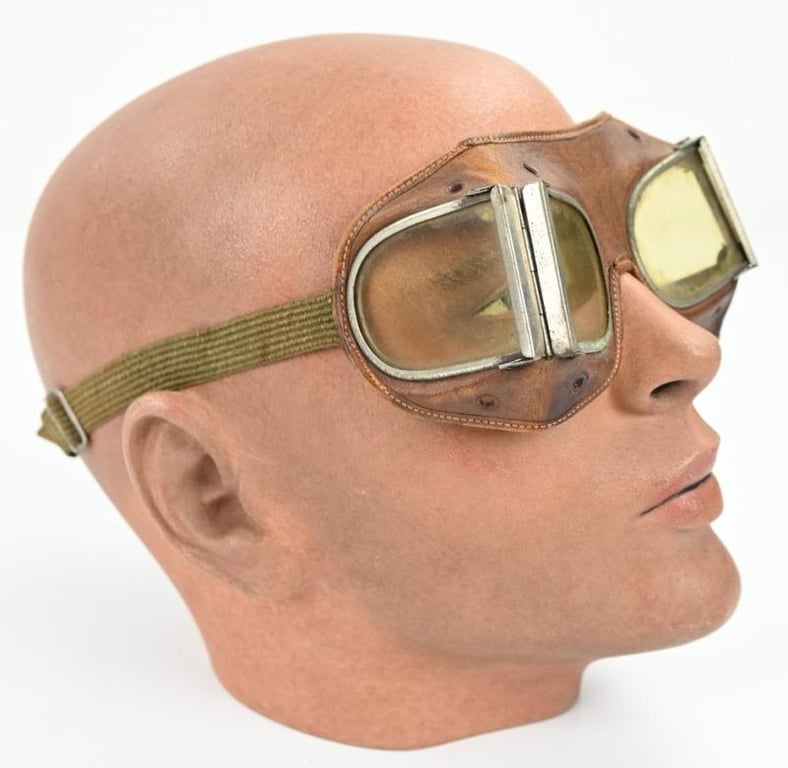 French WW1 Flying Goggles