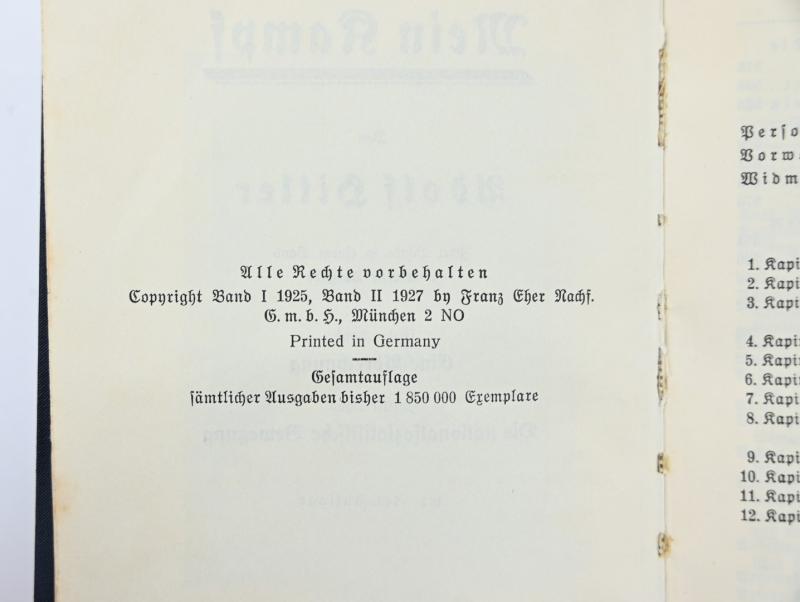 German Adolf Hitler Mein Kampf Book 1935