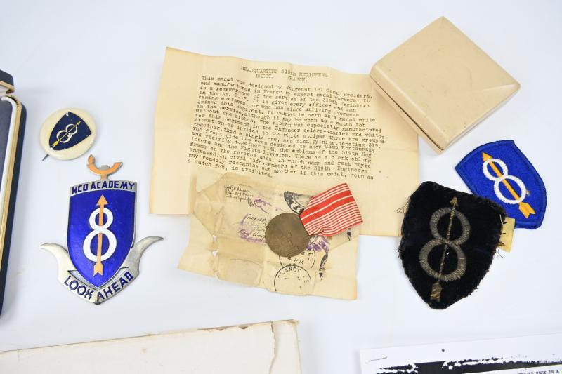 US WW2 Grouping of Captain Donald H. Wilkins, Divisional Dental Sorgeon 2nd Armored Division