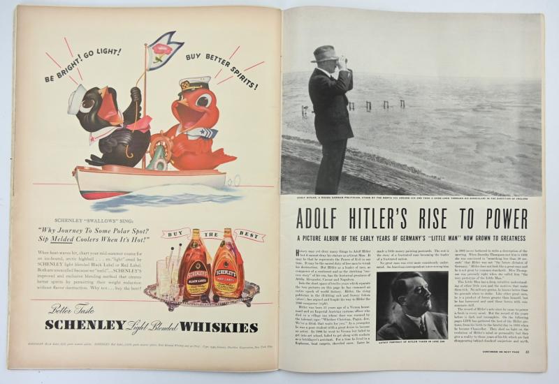 US WW2 Life Magazine August 1940
