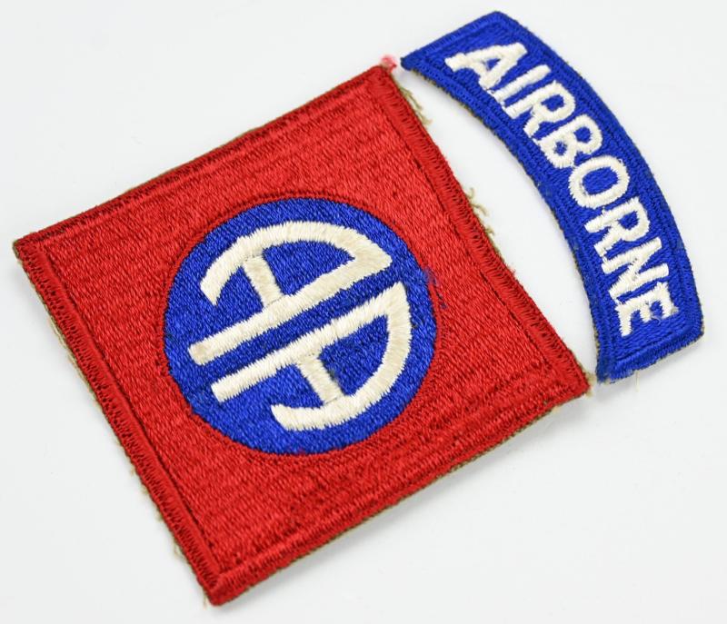 US WW2 82nd Airborne Division SSI Greenback