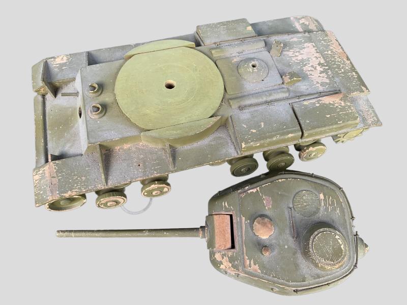 German WWII Wooden Panzer Recognition Model