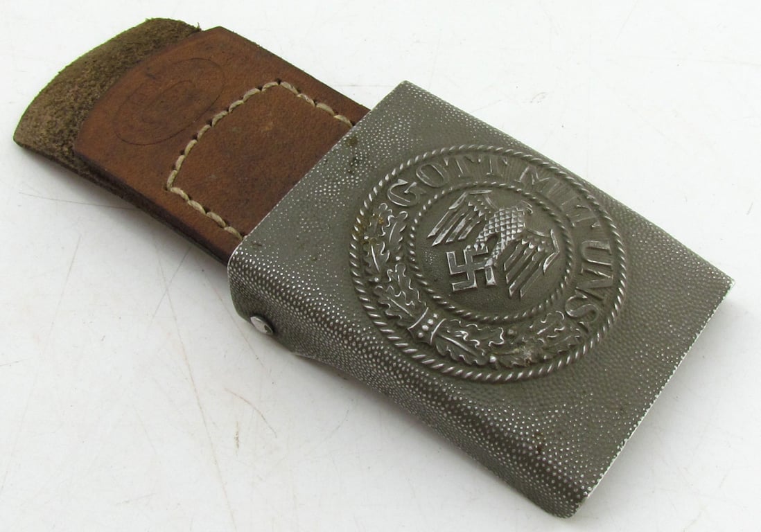 Wehrmacht (Heer) EM/NCO Aluminum Belt Buckle – Gebrüder Gloerfeld 1938
