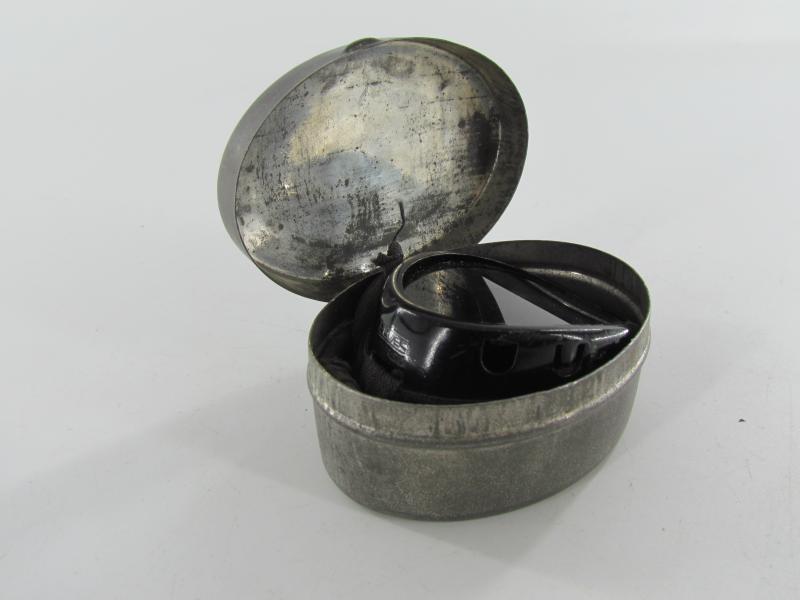 WH/SS aluminum Sun/Dust Goggles in Original Case