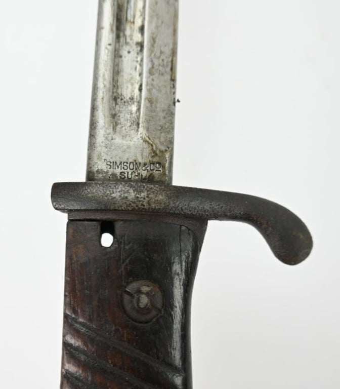 German WW1 M-1898 Long Sword Bayonet