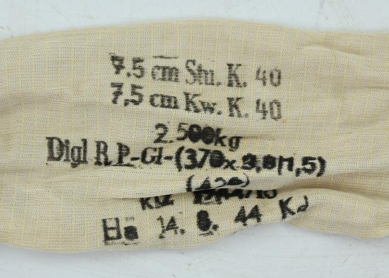 German WH Shell Powder Bag 7,5cm KWK40