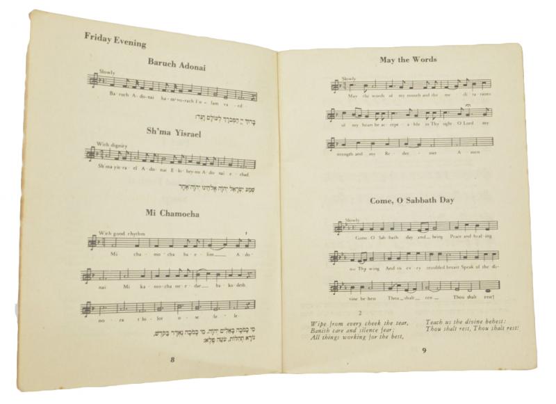US WW2 Jewish Songbook