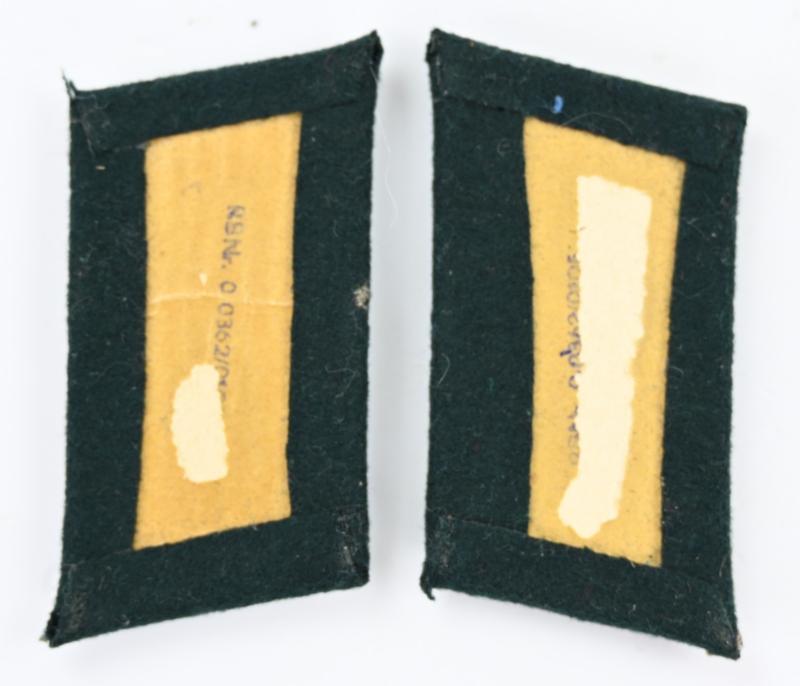 German KM Coastal Artillery Officer's Collar Tabs