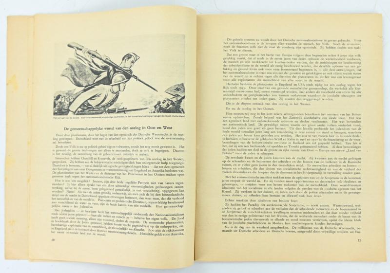 Dutch WW2 Collaboration Booklet 'Why war with Stalin?'