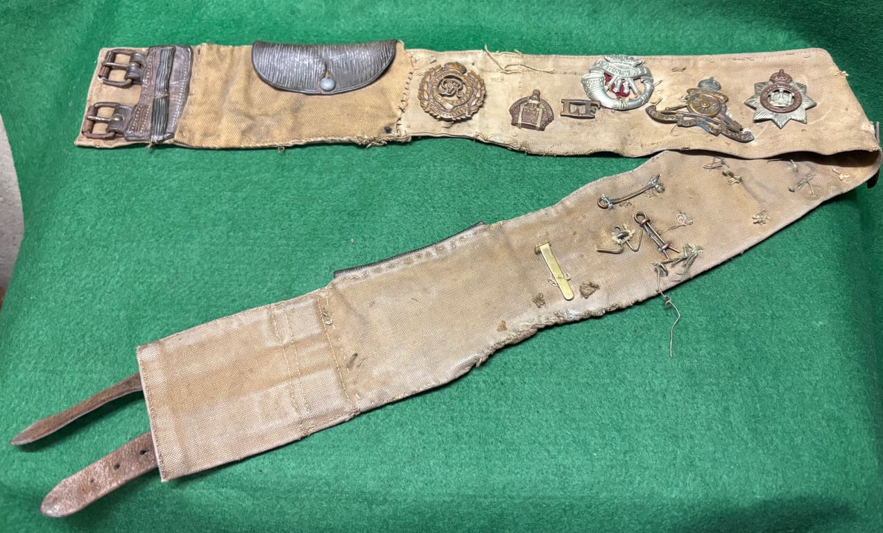 WW1 'Tommy' Souvenir Belt (2)