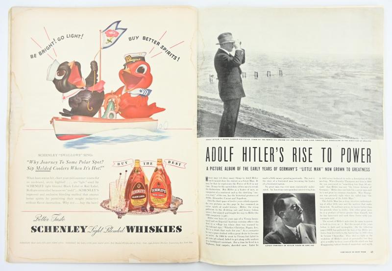 US WW2 Life Magazine August 1940