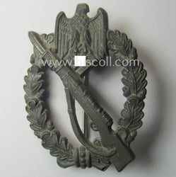 'Infanterie Sturmabzeichen in Silber' (or: silber-class infantry assault-badge...