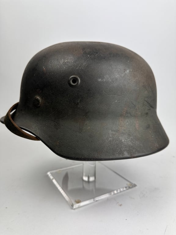WW2 m40  SD SS Helmet Q68 "Real combat Used''