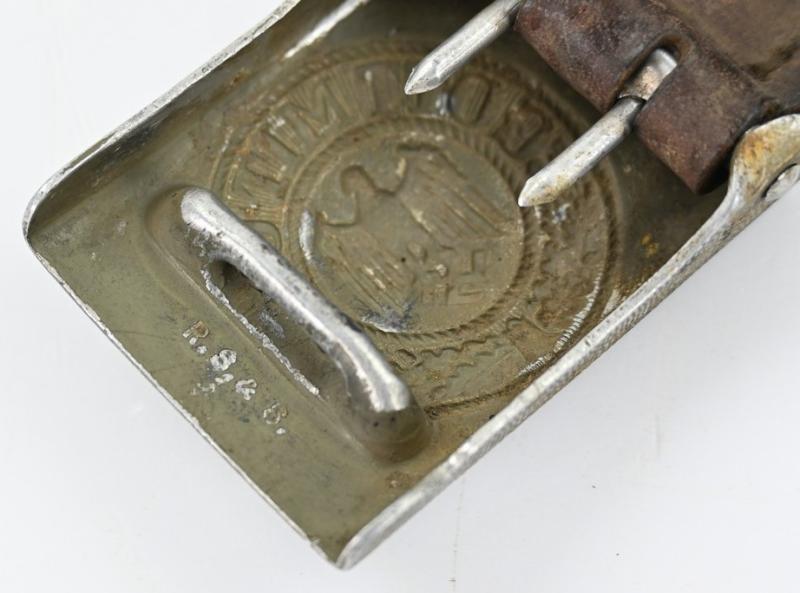 German WH Beltbuckle with Tab 'R.S.&S.'