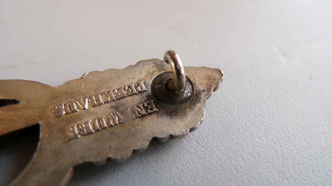U-Boat Front Clasp in Silver Schwerin Berlin