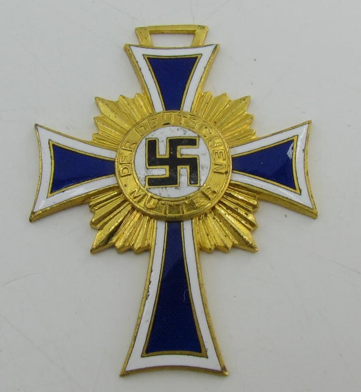 German Mothers Cross in Gold