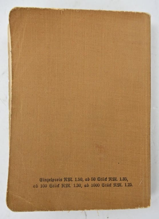 German SA Pocket Songbook