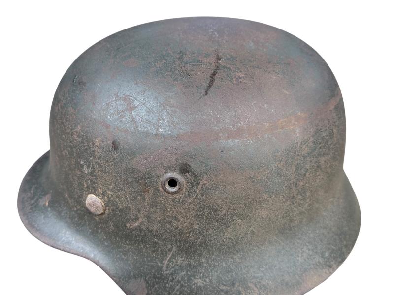 Waffen-SS M40 Ex Single Decal Helmet