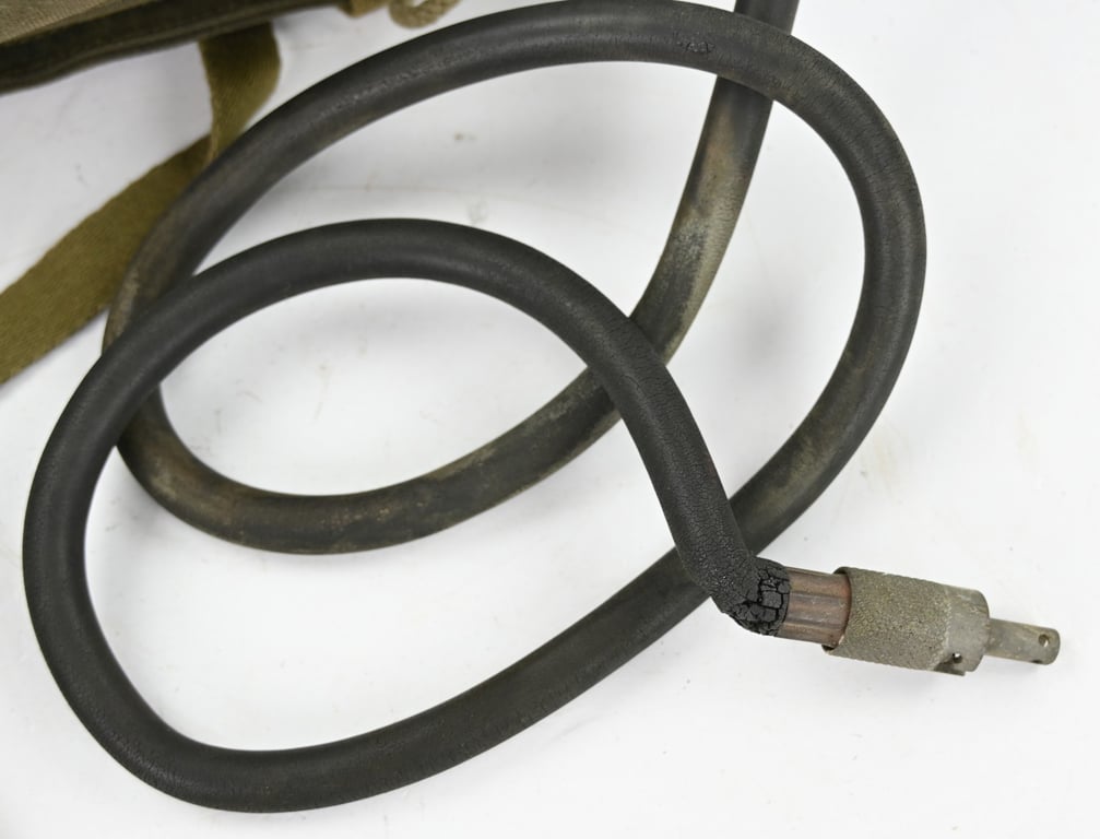 USAAF WW2 H-2 Bailout Oxygen Bottle and carrier