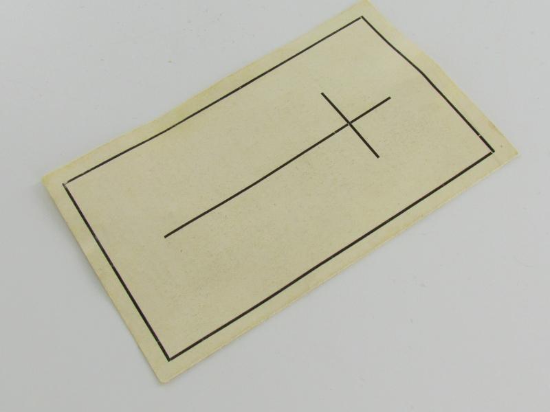 Death Notice Wehrmacht Panzer Soldier