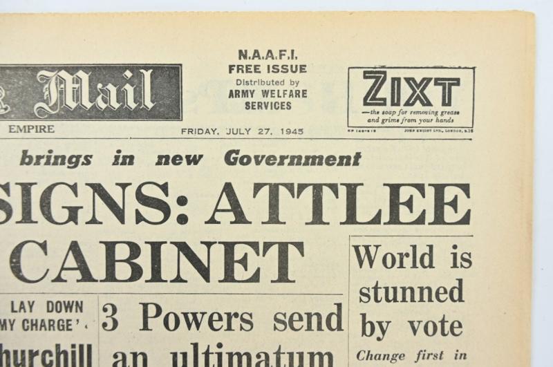British WW2 Newspaper 'Daily Mail'