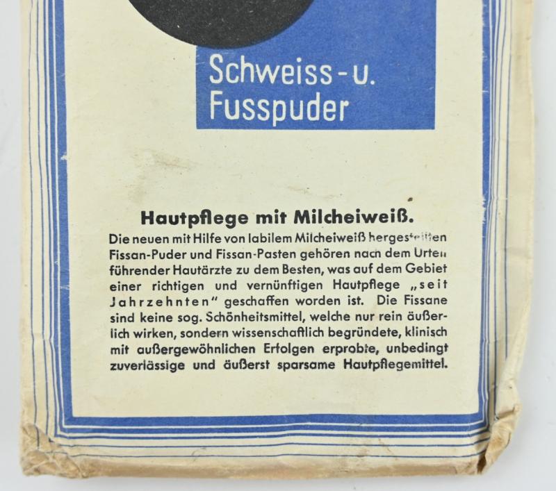 German Third Reich Package of Footpowder