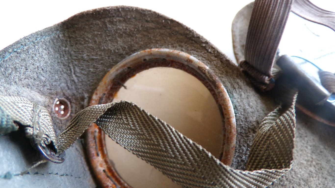 Leather Combat Sun/Dust Goggles