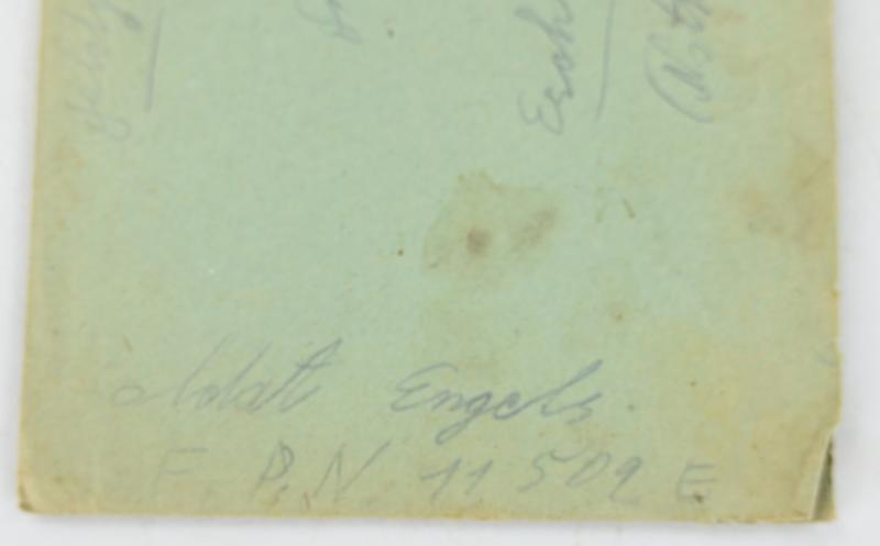 German WH Feldpost Letter