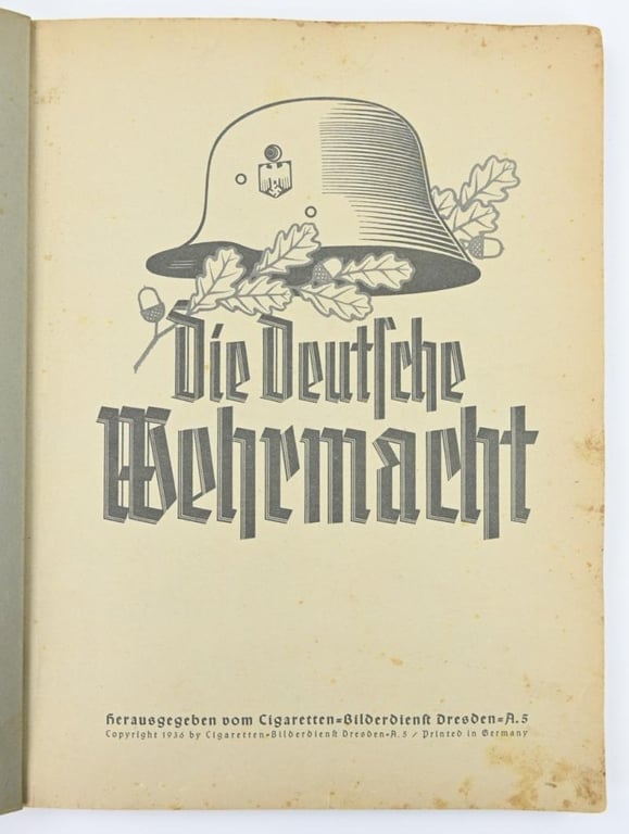 German Cigaretalbum 'Die Deutsche Wehrmacht'