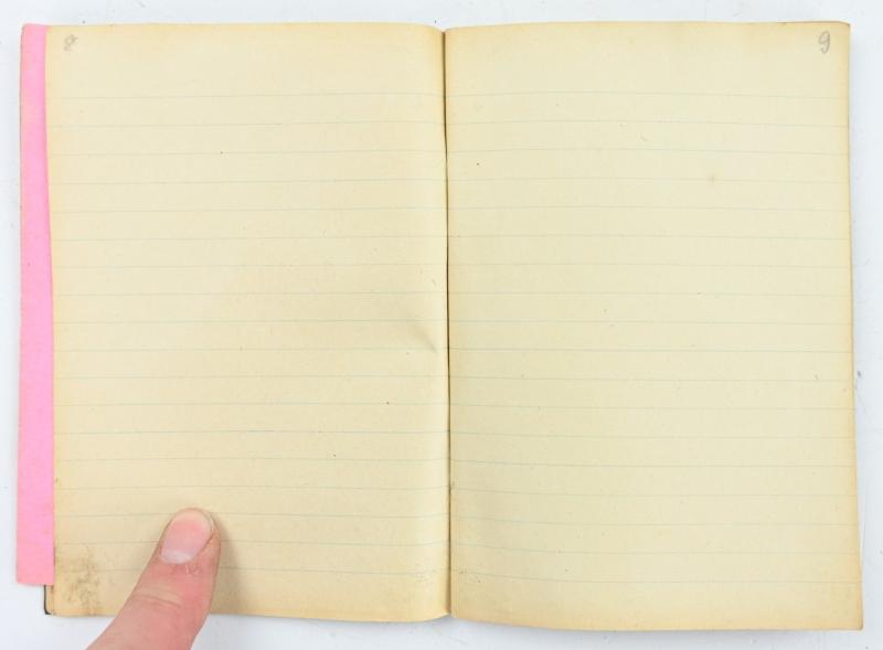 German Hitler Youth Study Notebook