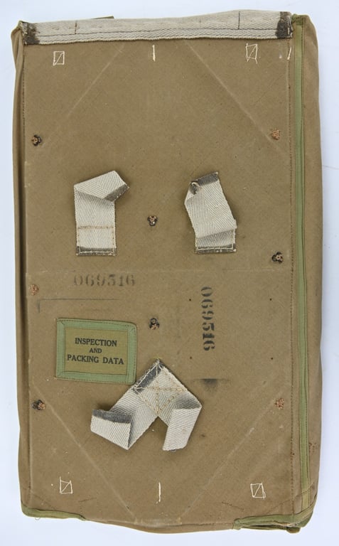 USAAF WW2 Army Air Corps Parachute Backtray