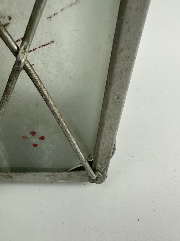 luftwaffe aluminium candle lantern -mm- FL.U.V. o.j.b.37'