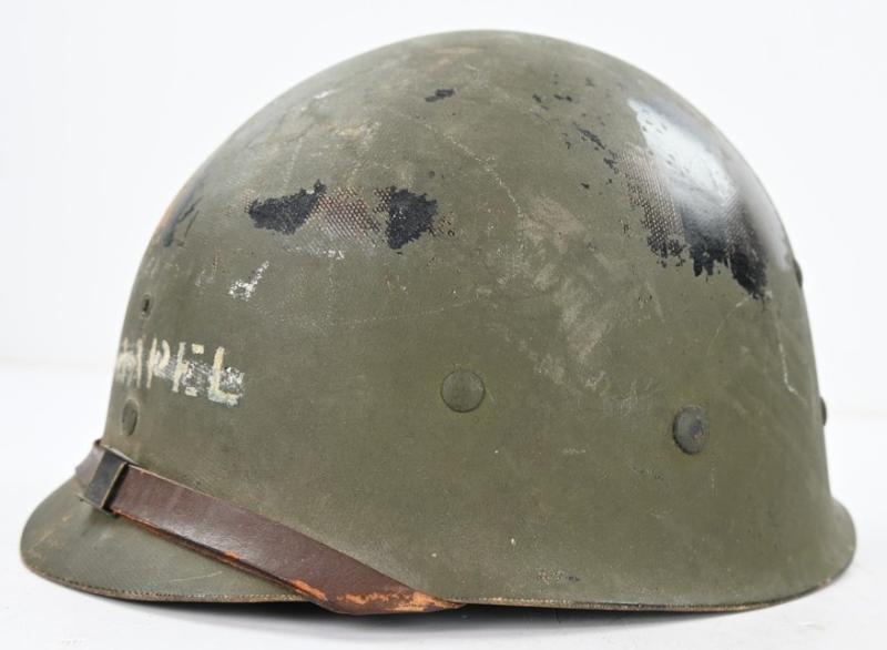 US WW2 M1 Named Helmet Liner