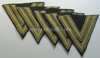 Waffen-SS-type 'Armwinkel' (or: rank-chevron) as executed on black-coloured...