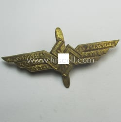 Unusual, bright-golden-toned DLV- (ie. 'Deutscher Luftfahrt-Verband'-) related 'tinnie'...