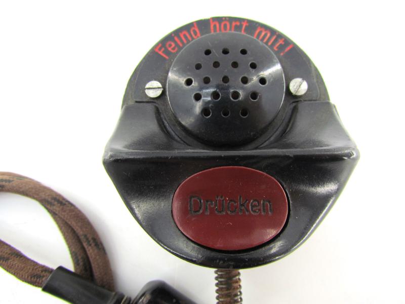 Bakelite Microphone "Feind hört mit !"