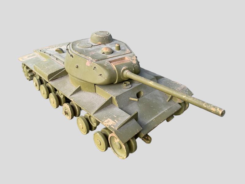 German WWII Wooden Panzer Recognition Model