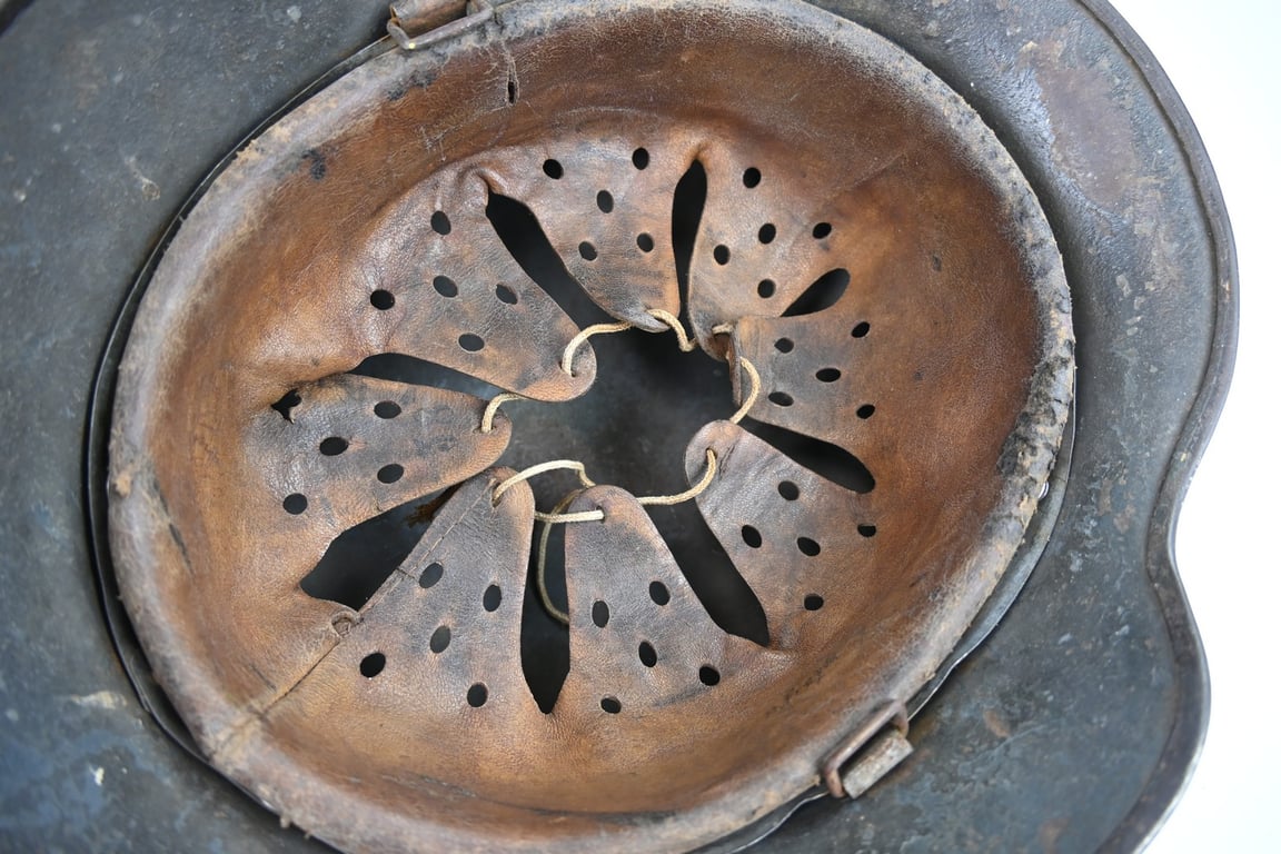 German LW M35 DD Winter Camo Helmet