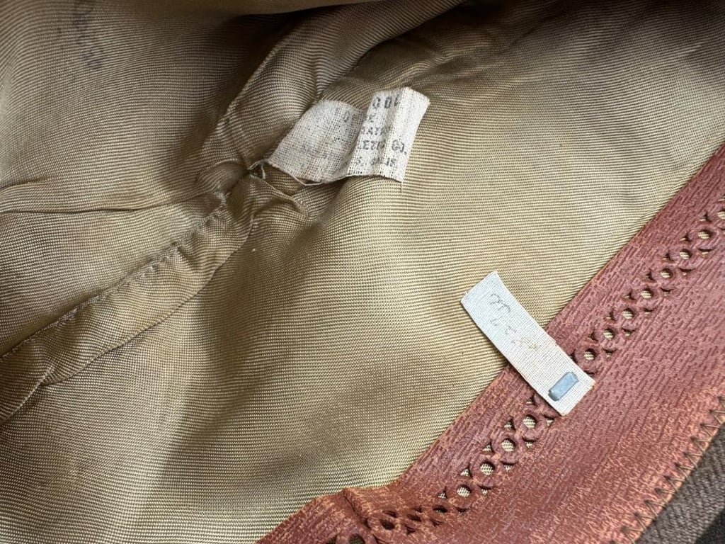 US WWII Class A Tunic Mountain Division Officer and Side Cap