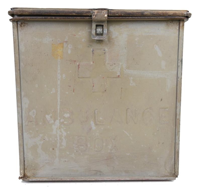 US WW1 Military Medical Deptartment Steel Ambulance Box