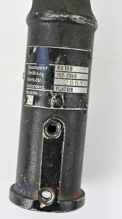 German LW ME262 Messerschmitt Controle Stick with Map and Compass