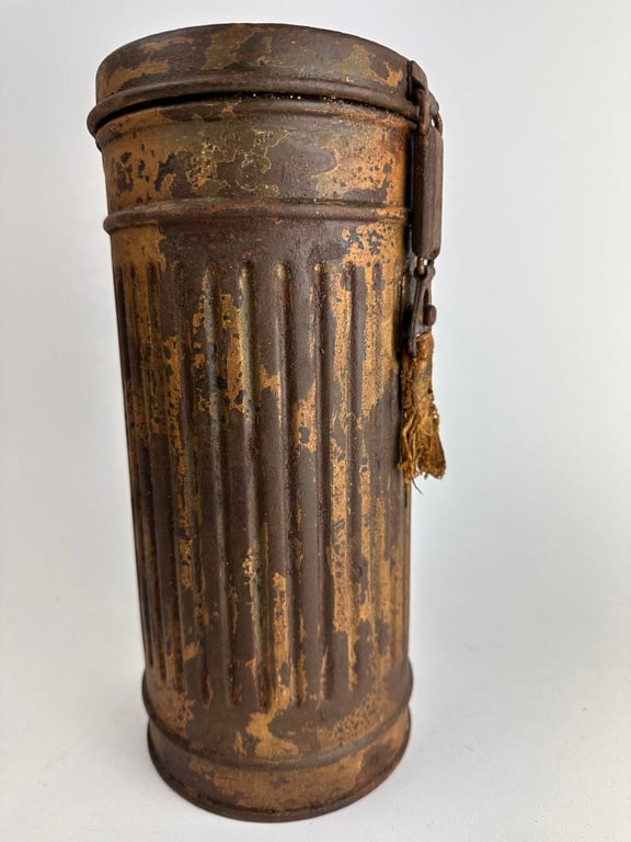 WW2 German Gasmask Canister in Camo Paint