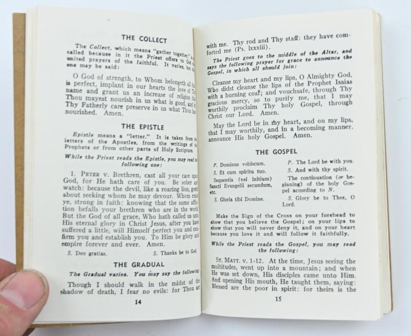 US WW1 Catholic Prayer Book