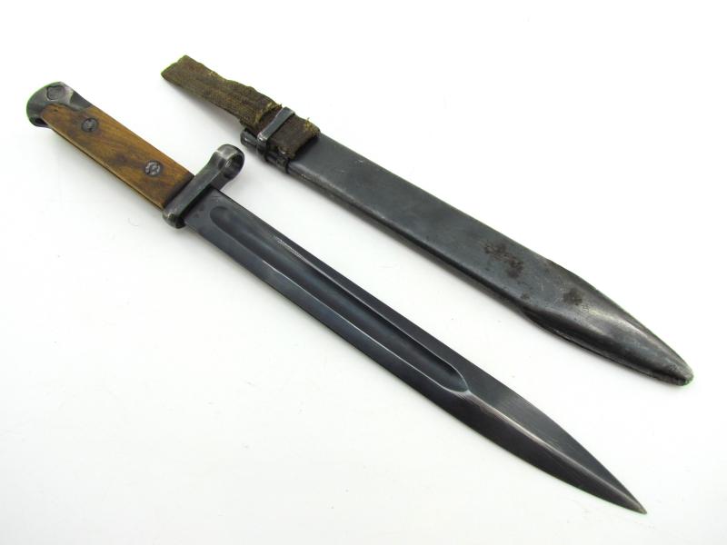 Rare Soviet SVT40 Tokarev Bayonet And Scabbard