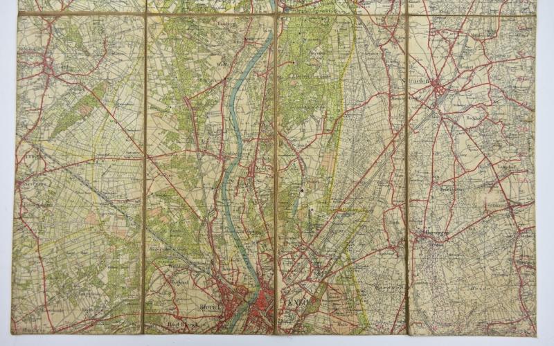 Dutch WW2 Mapcard 1937 of Venlo 'Limburgse Jagers'