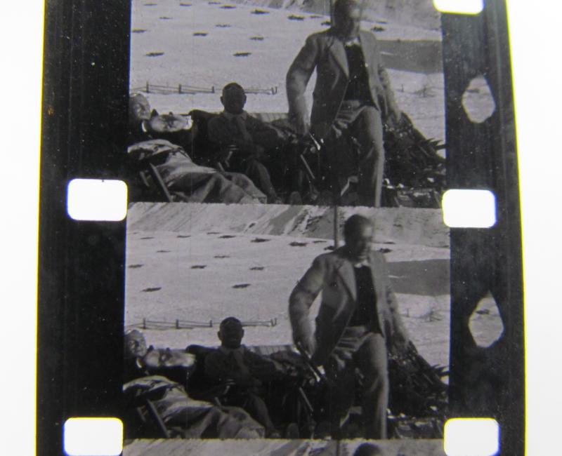 Agfa 16mm film on aluminum film roll