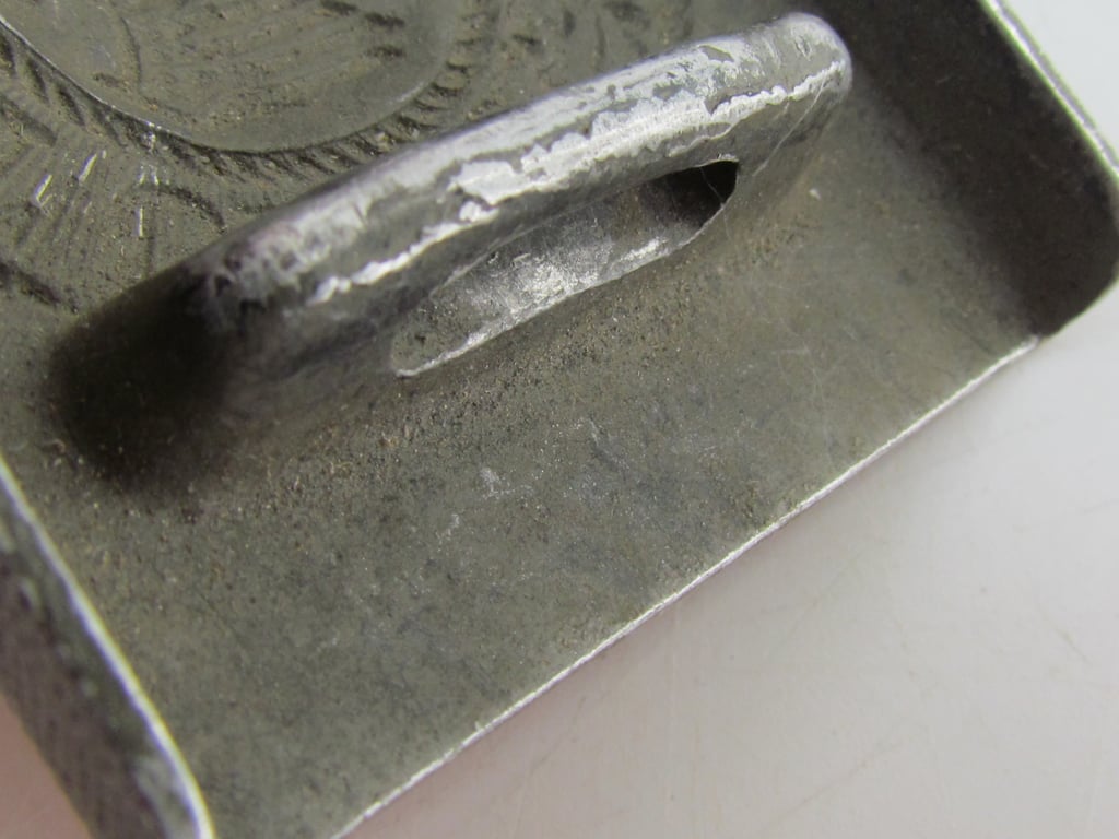 Wehrmacht (Heer) EM/NCO Aluminum Belt Buckle – Gebrüder Gloerfeld 1938
